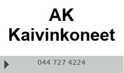 AK Kaivinkoneet logo